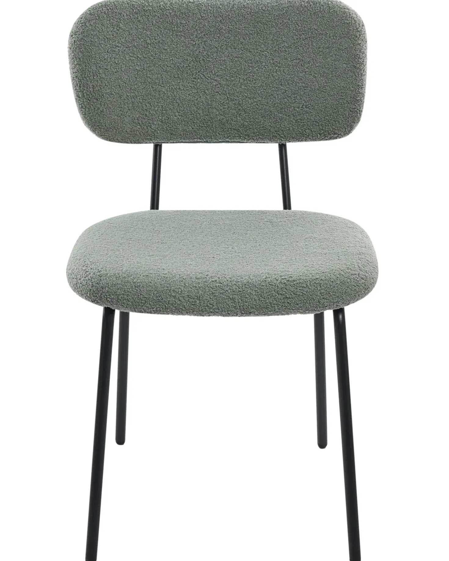 Set di 2 sedie ADAIR Bouclé Verde chiaro