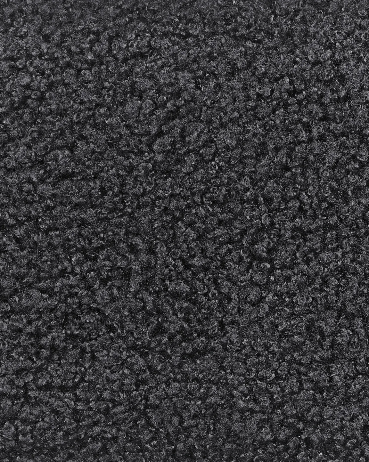 Set di 2 sedie alte ALLISON Bouclé Nero