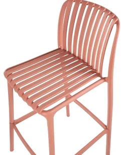 Best Beliani Set di 2 sedie alte ARICCIA 2 in 1 Materiale sintetico chiaro Rosso