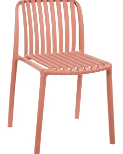 Best Beliani Set di 2 sedie alte ARICCIA 2 in 1 Materiale sintetico chiaro Rosso
