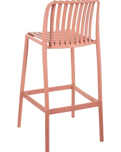 Best Beliani Set di 2 sedie alte ARICCIA 2 in 1 Materiale sintetico chiaro Rosso