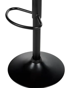 Set di 2 sedie alte CONWAY Pelle sintetica Nero