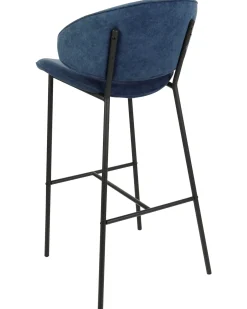 Set di 2 sedie alte KIANA Blu marino