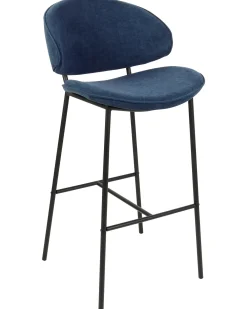 Set di 2 sedie alte KIANA Blu marino