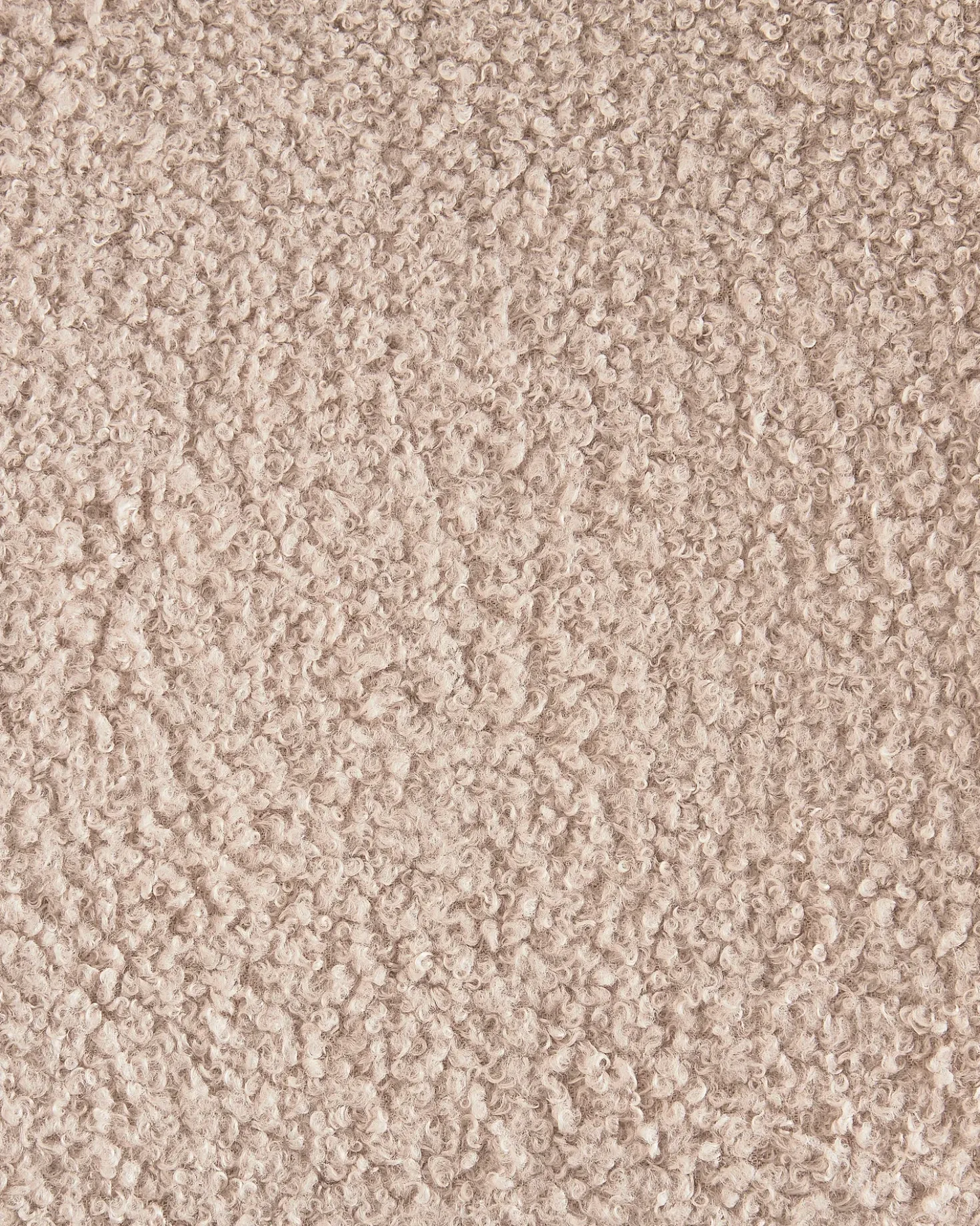 Set di 2 sedie alte LUANA Bouclé Beige chiaro