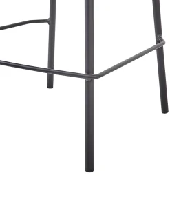 Set di 2 sedie alte MAYETTA Rattan Nero