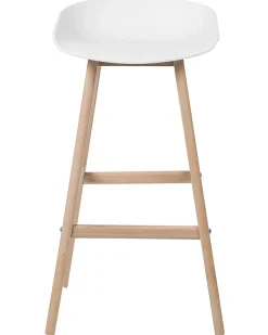 Set di 2 sedie alte MICCO Bianco