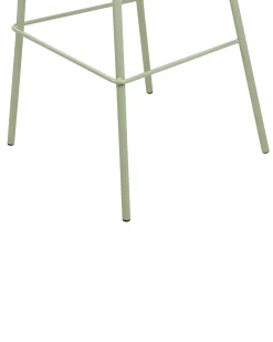 Set di 4 sedie alte MORA Verde chiaro