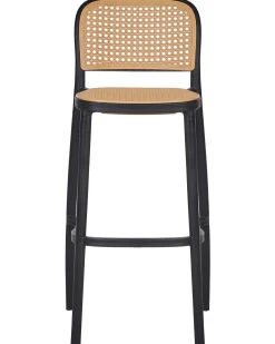 Beliani PLOSE Materiale sintetico Beige Beige Nero