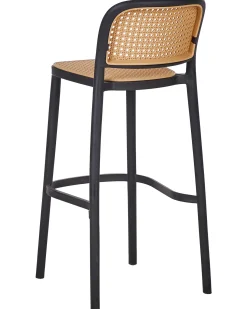 Beliani PLOSE Materiale sintetico Beige Beige Nero