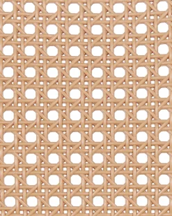 Beliani PLOSE Materiale sintetico Beige Beige Nero