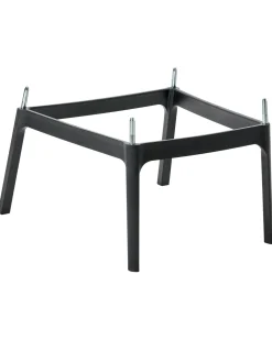 Outlet Beliani Set di 4 sedie alte SECEDA Materiale sintetico 2 in 1 Nero