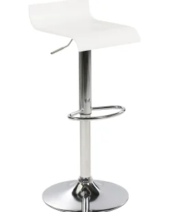 Hot Beliani Set di 2 sedie alte VALENCIA Bianco Bianco Argento