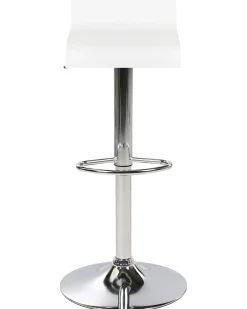 Hot Beliani Set di 2 sedie alte VALENCIA Bianco Bianco Argento