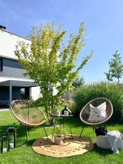 New Beliani ACAPULCO II Rattan sintetico (PE) Naturale Marrone Nero