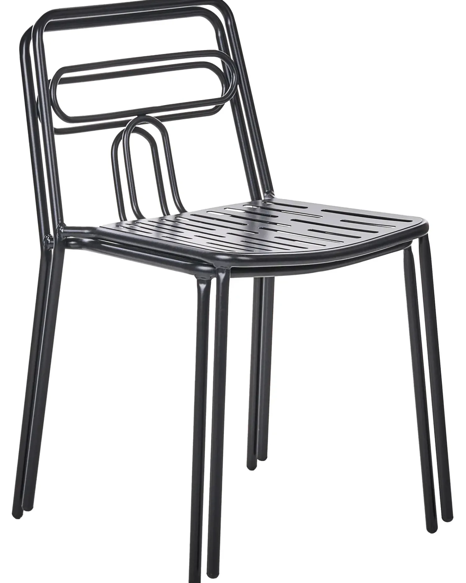 Hot Beliani Set di 2 sedie da giardino AGEROLA Metallo Nero