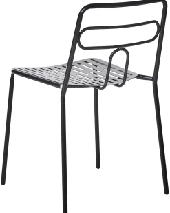 Hot Beliani Set di 2 sedie da giardino AGEROLA Metallo Nero