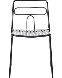 Hot Beliani Set di 2 sedie da giardino AGEROLA Metallo Nero