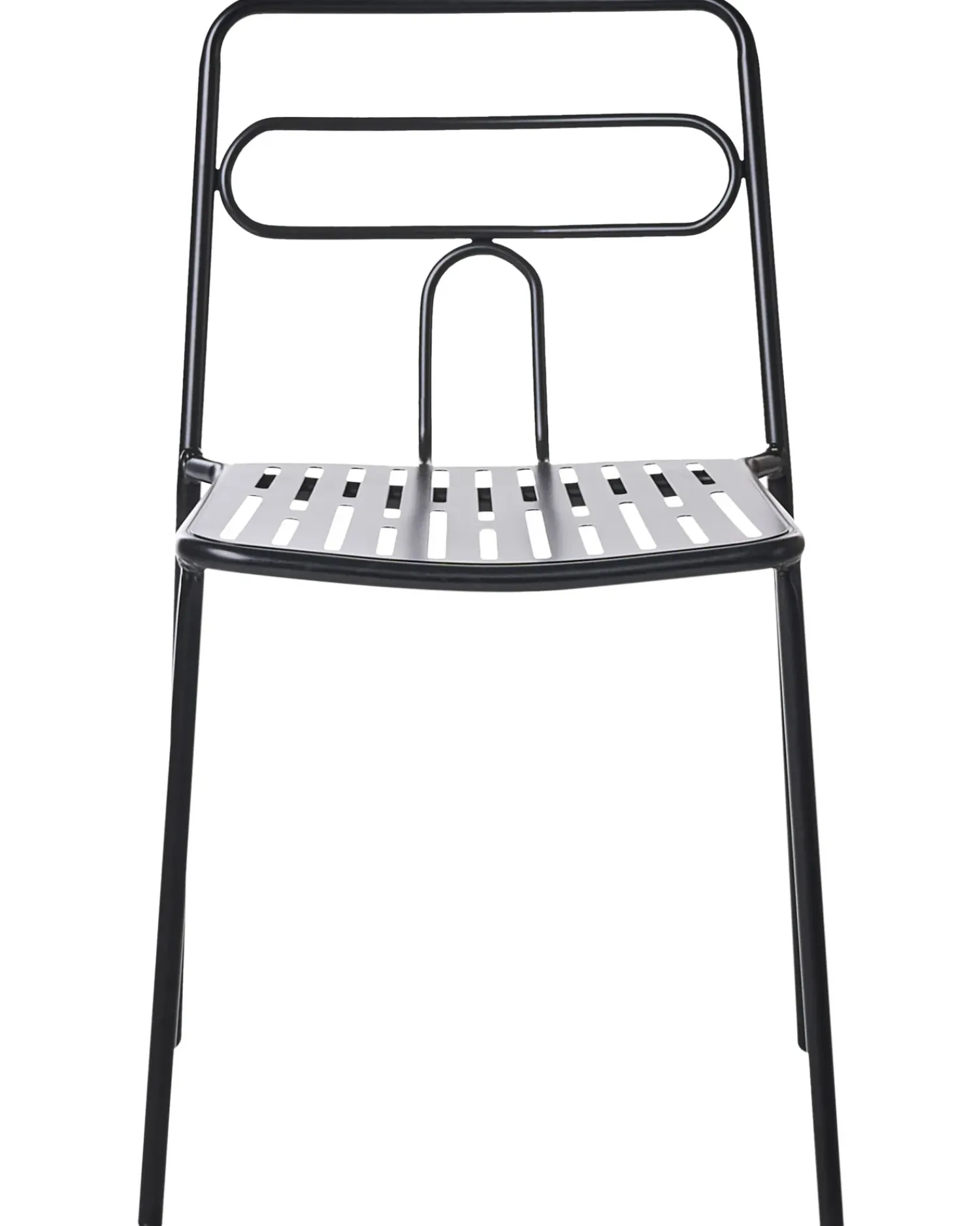 Hot Beliani Set di 2 sedie da giardino AGEROLA Metallo Nero