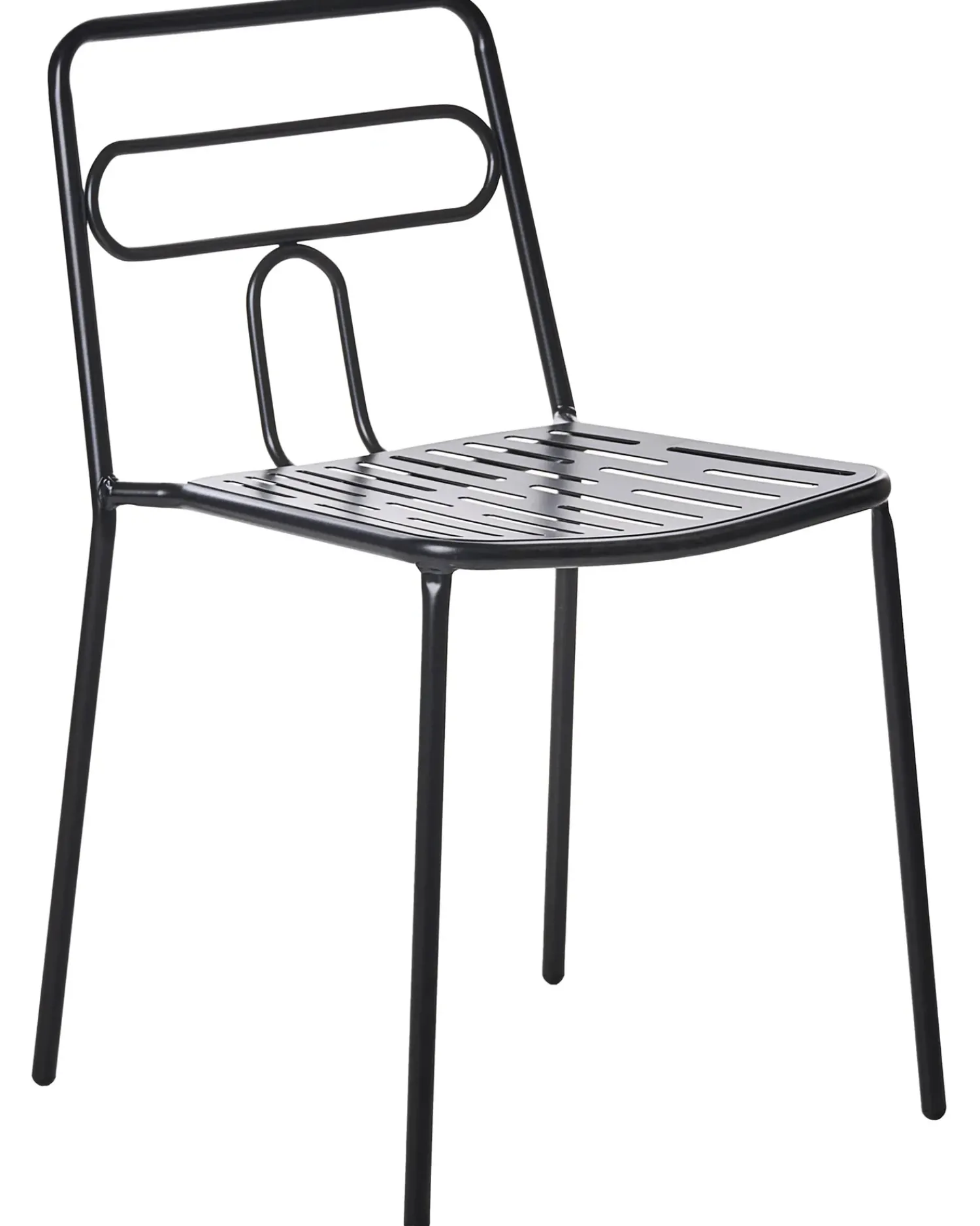 Hot Beliani Set di 2 sedie da giardino AGEROLA Metallo Nero