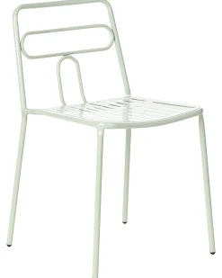 Online Beliani Set di 2 sedie da giardino AGEROLA Metallo chiaro Verde