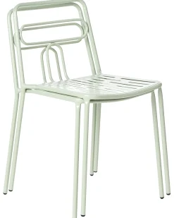 Online Beliani Set di 2 sedie da giardino AGEROLA Metallo chiaro Verde