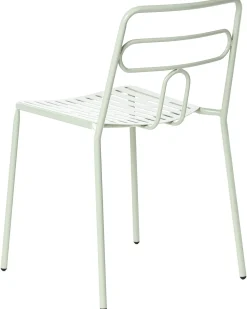 Online Beliani Set di 2 sedie da giardino AGEROLA Metallo chiaro Verde