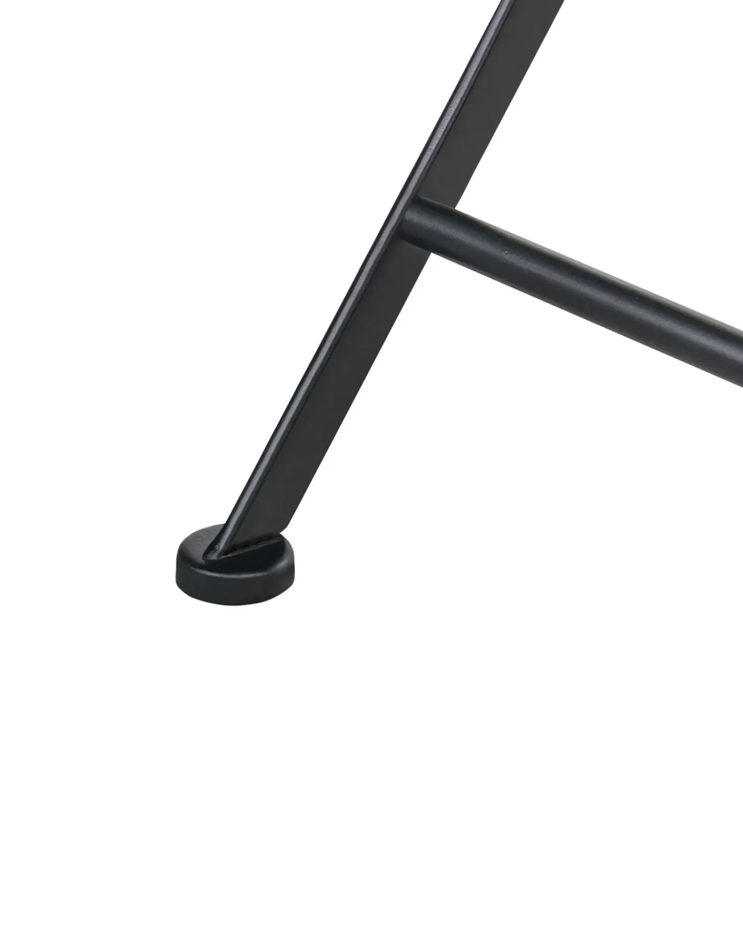 Hot Beliani AGGIUS Pieghevole Metallo Nero Blu Nero