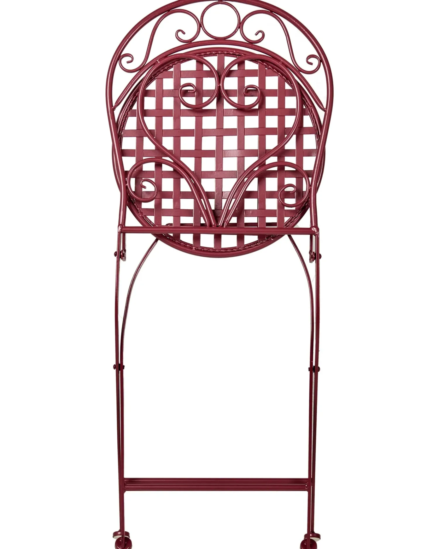 Online Beliani ALBINIA Metallo Bordeaux Rosso