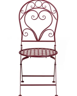 Online Beliani ALBINIA Metallo Bordeaux Rosso