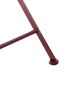 Online Beliani ALBINIA Metallo Bordeaux Rosso