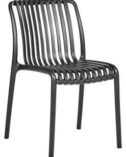 Clearance Beliani Set di 4 sedie da giardino ARICCIA Nero