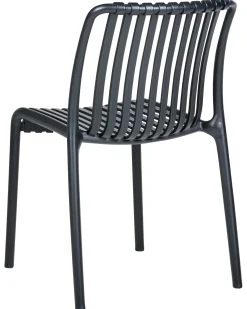Clearance Beliani Set di 4 sedie da giardino ARICCIA Nero