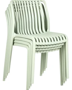 Outlet Beliani Set di 4 sedie da giardino ARICCIA chiaro Verde