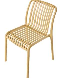 Sale Beliani Set di 4 sedie da giardino ARICCIA Senape Giallo
