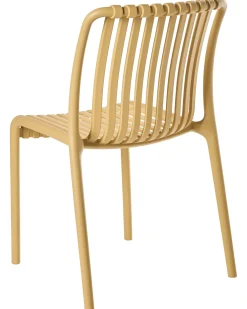 Sale Beliani Set di 4 sedie da giardino ARICCIA Senape Giallo
