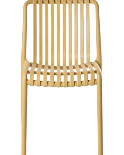 Sale Beliani Set di 4 sedie da giardino ARICCIA Senape Giallo