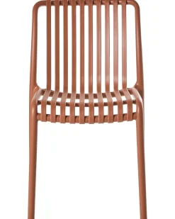 Sale Beliani Set di 4 sedie da giardino ARICCIA chiaro Rosso