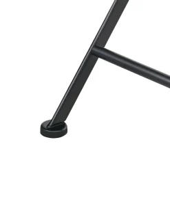 Clearance Beliani ARTENA Pieghevole Metallo Nero Bianco Nero
