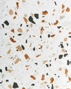 Clearance Beliani ARTENA Pieghevole Metallo Nero Bianco Nero