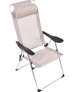 Sale Beliani Set di 2 sedie da giardino ASINE Pieghevole Metallo Beige Beige Nero