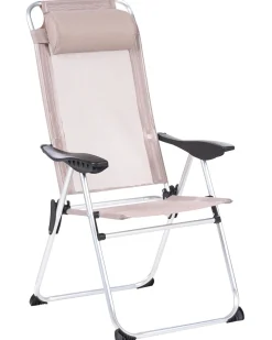 Sale Beliani Set di 2 sedie da giardino ASINE Pieghevole Metallo Beige Beige Nero