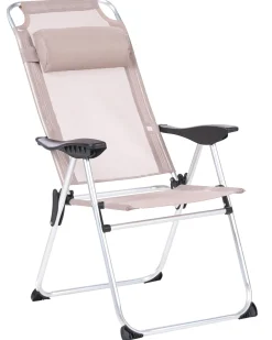 Sale Beliani Set di 2 sedie da giardino ASINE Pieghevole Metallo Beige Beige Nero