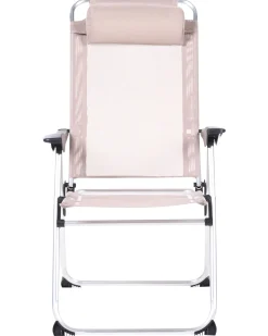 Sale Beliani Set di 2 sedie da giardino ASINE Pieghevole Metallo Beige Beige Nero