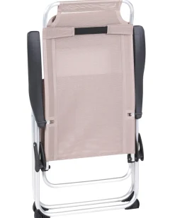 Sale Beliani Set di 2 sedie da giardino ASINE Pieghevole Metallo Beige Beige Nero