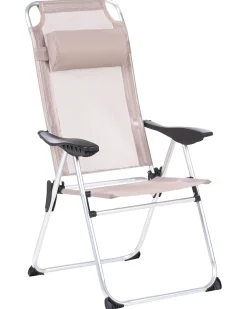 Sale Beliani Set di 2 sedie da giardino ASINE Pieghevole Metallo Beige Beige Nero