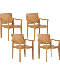 Beliani BARATTI Legno d'acacia Marrone