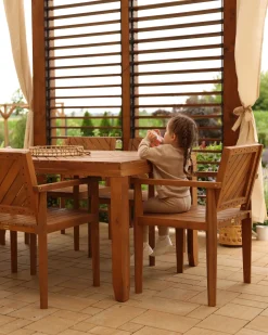 Beliani BARATTI Legno d'acacia Marrone