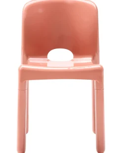 Beliani Set di 4 sedie da giardino BETIM Corallo Rosso