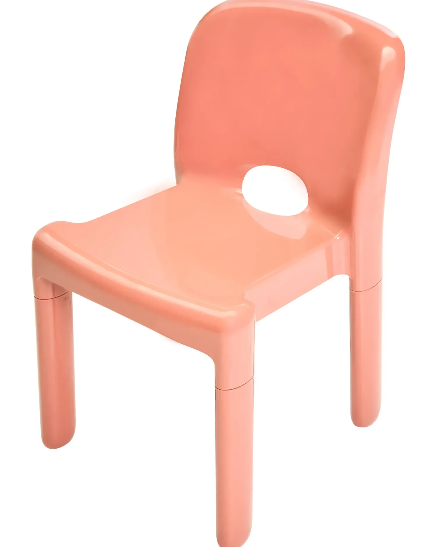 Beliani Set di 4 sedie da giardino BETIM Corallo Rosso